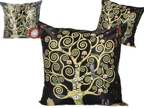 Párna 45x45cm,polyester, Klimt:Életfa
