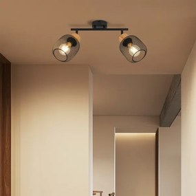 Brilagi - BASKLITE spotlámpa 2xE27/15W/230V gumifa/fekete