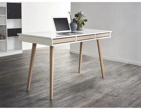 Íróasztal tölgyfa dekorral 137x60 cm Mistral - Hammel Furniture