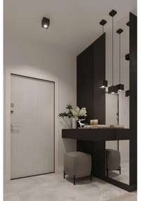 Csillár zsinóron QUAD 1 1xGU10/40W/230V fekete