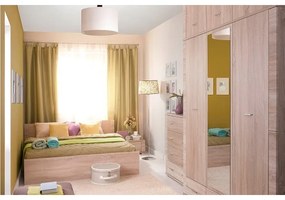 THEMO éjjeli szekrény 29x63 cm Sonoma tölgy