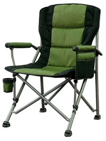 Leziter Comfort Plus karfás horgász szék pohártartóval zöld