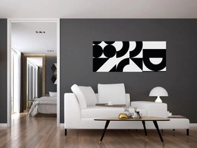 Kép - Geometriai absztrakció N⁰2 (120x50 cm)