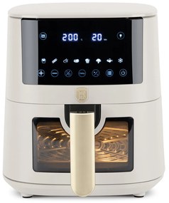 Berlinger Haus XL AirFryer 5 L átlátszó ablakkal matt krém