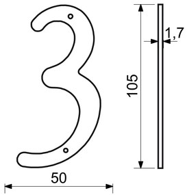 "3" számú ház, RN.105HR, fekete