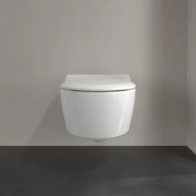 Villeroy & Boch 5656RS01 - AVENTO falra szerelhető WC SoftClose ülőkével, kerámia/fehér