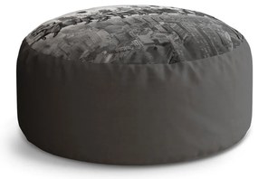 Circle zsámoly ácsok az acélgerendán, szürke