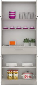 Négyajtós szekrény, kasmír, DOMIS NEW