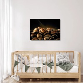Üveg kép - Kávébabok (70x50 cm)