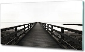 Fotó kép edzett üveg Tokió híd 125x50