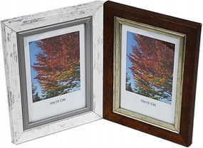 Galéria Flash multikeret 13x18 cm Dupla függőleges/függőleges Fehér/barna