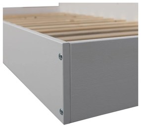 Fehér borovi fenyő egyszemélyes ágy ágyrács nélkül 90x200 cm Carter – WOOOD