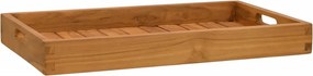 vidaXL tömör tíkfa tálalótálca 60 x 35 cm