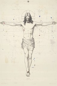 Vászonkép Canvas Vallás Jézus Krisztus Keresztre Feszítés Kereszt 40x60