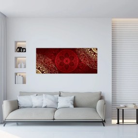 Kép - Arany mandalák (120x50 cm)