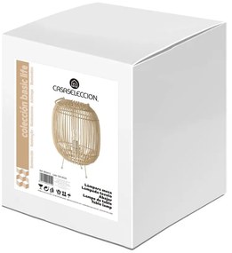 Rattan asztali lámpa - Casa Selección