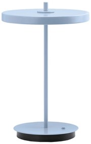 Világoskék fém LED asztali lámpa fém búrával (magasság 31 cm) Asteria Move – UMAGE