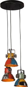vidaXL többszínű függőlámpa 25 W 30 x 30 x 100 cm E27