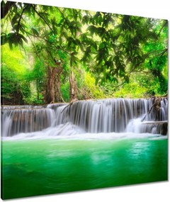 Vászonkép 80x80 Tájkép vízesés