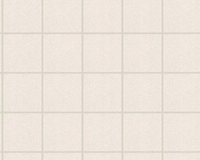 Vinyl fali tapéta fürdőszoba csempe krém árnyalatú mosható