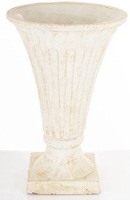 Evora design Váza cement bézs 32x21x21 cm