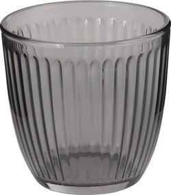 LINEE üveg pohár 290ml, szürke