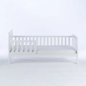 Gyerekágy leesésgátlóval Drewex Nidum 140x70 cm fehér
