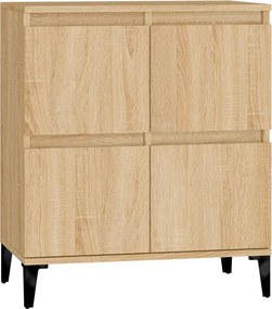 vidaXL sonoma tölgy színű szerelt fa tálalóasztal 60 x 35 x 70 cm