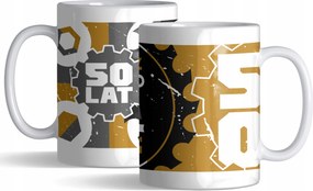 Bögre 50. Születésnapra Ajándék Neki Fiúnak Eredeti Alkatrészeken