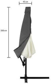 Kingsleeve® A napernyő huzata 3,5 m - sötétszürke