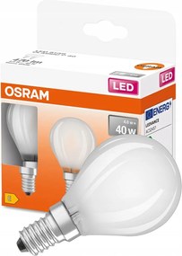 2x Led izzó E14 P45 4W 40W 2700K Meleg Osram