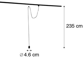Függőlámpa sínre függesztve arany - Cavalux