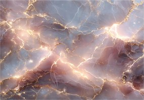 Vinil Fotótapéta Flizelin Márvány Absztrakt Kő Rózsa 312x219