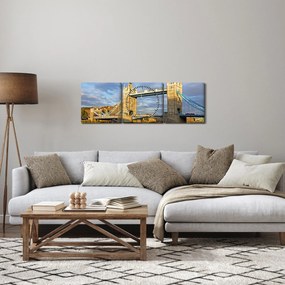 Kép - Tower Bridge (órával) (90x30 cm)