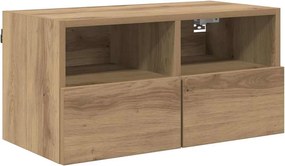 vidaXL TV Fali Szekrény Artisan tölgy 60 x 30 x 30 cm Faanyag