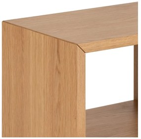 Natúr színű éjjeliszekrény tölgyfa dekorral Arlon – Actona