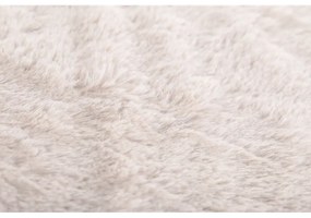 Fehéres bézs műszőrme takaró 150x200 cm Ruby – Tiseco Home Studio