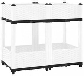 vidaXL polipropilén magaságyás 80 x 40 x 71 cm