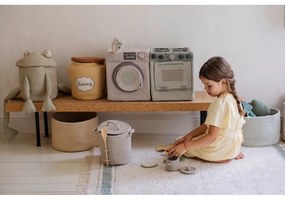 Kék-krémszínű mosható kézi szövésű pamut szőnyeg 140x200 cm Gastro Vintage Blue – Lorena Canals