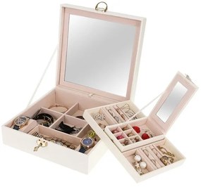 Ékszerdoboz - fehér Beautylush