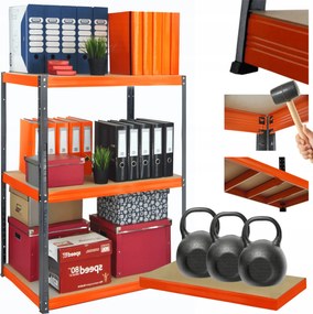 Helios fém tároló állvány 90x110x45cm 3Px350kg