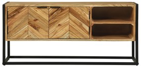 TV szekrény 110x30x50 cm Tömör akácfa