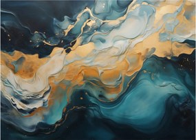 Üveg kép - Absztrakció (70x50 cm)