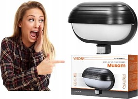 Kültéri Lámpa Falikar, Mozgásérzékelős, E27