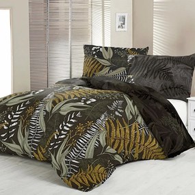 Kvalitex Luxury collection Páfrány szatén ágyneműhuzat, 140 x 200 cm, 70 x 90 cm, 140 x 200 cm, 70 x 90 cm