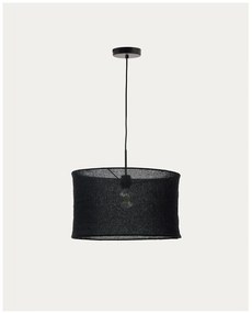 Fekete lámpabúra ø 50 cm Mariela – Kave Home