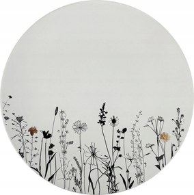 Kerámia sekély tányér Cream Garden Color ø 26,5cm, krém/fekete