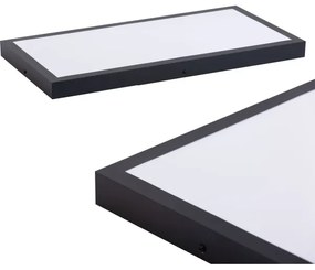 LED Panel LED/36W/230V 4000K 30x60 cm fekete