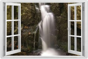 Poszterek 90x60 Vízesés Erdei zuhatag