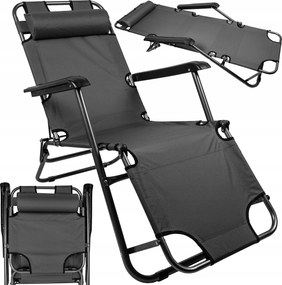 Kerti Napozóágy Összecsukható Állítható Szék Túraszék Fejtámla